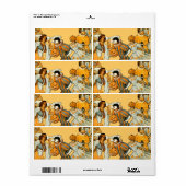  Halloween Costume Party Etiket (Full Sheet)