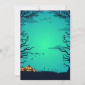 Halloween Costume Party Fun Ghosts Kaart (Achterkant)