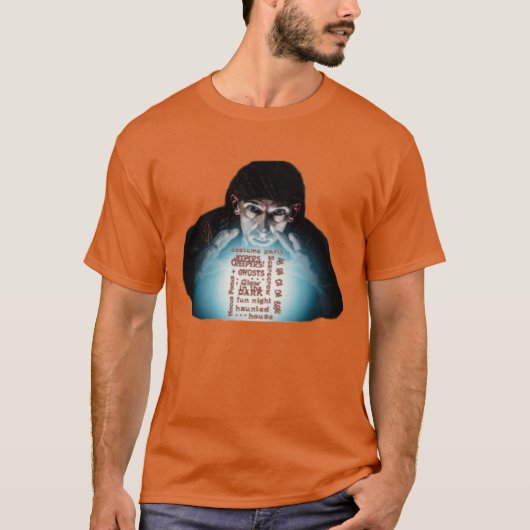 Halloween Costume Party Gypsy Fortune Teller Psych T-shirt (Voorkant)