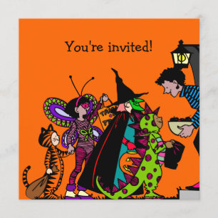 Halloween Costume Party Kaart