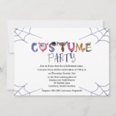 Halloween Costume Party Kaart (Voorkant)