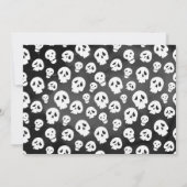 Halloween Costume Party Kaart (Achterkant)