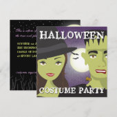 Halloween Costume Party Kaart (Voorkant / Achterkant)