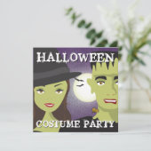 Halloween Costume Party Kaart (Staand voorkant)