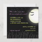 Halloween Costume Party Kaart (Achterkant)