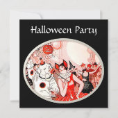 Halloween Costume Party Kaart (Voorkant)