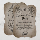 Halloween Costume Party Kaart (Voorkant / Achterkant)