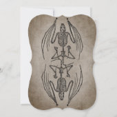 Halloween Costume Party Kaart (Achterkant)