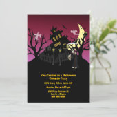 Halloween Costume Party Kaart (Staand voorkant)