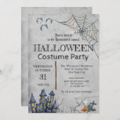  Halloween Costume Party Kaart (Voorkant / Achterkant)