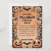 Halloween Costume Party Kaart (Voorkant)