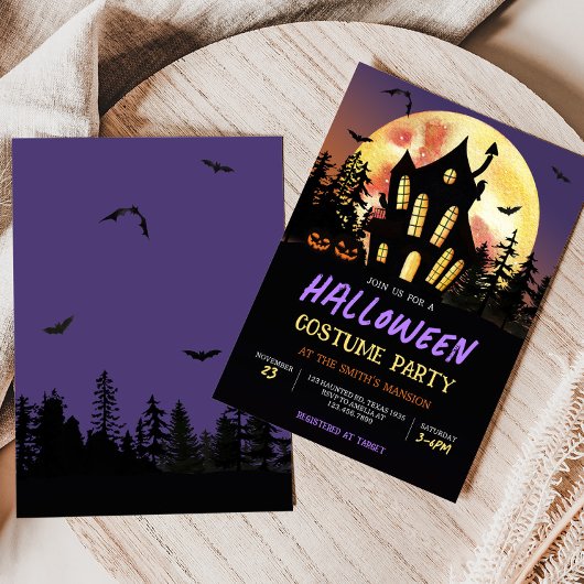 Halloween Costume Party Kaart