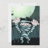 Halloween Costume Party Kaart (Achterkant)