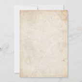 Halloween Costume Party Kaart (Achterkant)