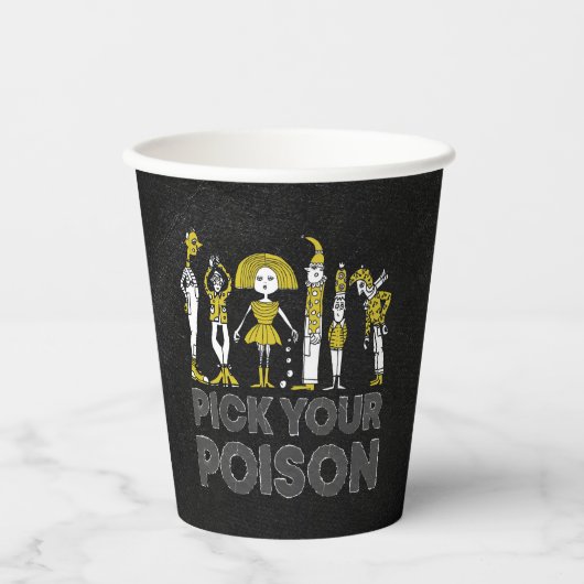 Halloween Costume Party Papieren Bekers (Voorkant)