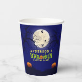 Halloween Costume Party Papieren Bekers (Achterkant)