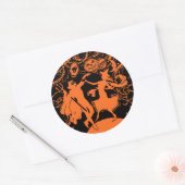  Halloween Costume Party Ronde Sticker (Envelop)