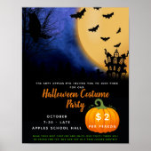 Halloween costume party thema event boomstam of tr poster (Voorkant)
