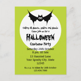 Halloween Costume Party Uitnodiging Briefkaart