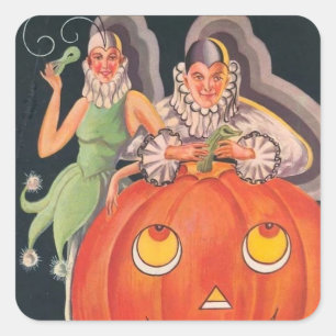  Halloween Costume Party Vierkante Sticker