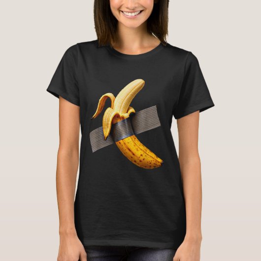 Halloween Costume Peeled Banana Funny Duct Tape Ba T-shirt (Voorkant)