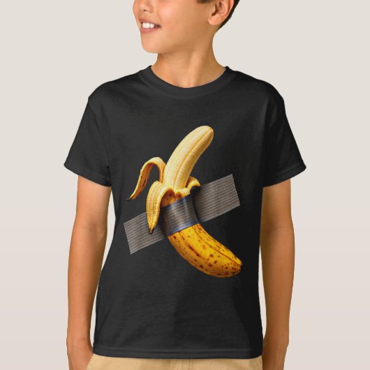 Halloween Costume Peeled Banana Funny Duct Tape Ba T-shirt (Voorkant)