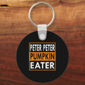 Halloween Costume Peter Pumpkin Eater  Sleutelhanger (Voorkant)