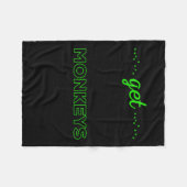 Halloween Costume Shirt Don't Make Me Get My Flyin Fleece Deken (Voorkant (Horizontaal))