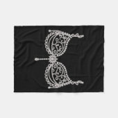 Halloween Costume Show Girl  Fleece Deken (Voorkant (Horizontaal))