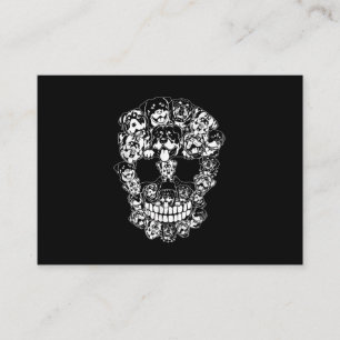 Halloween Costume Skull Rottweiler Hondenliefhebbe Visitekaartje