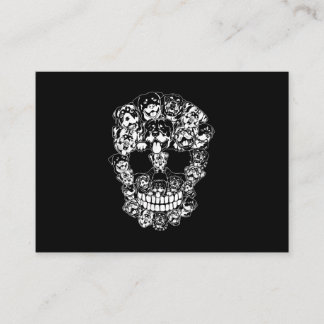 Halloween Costume Skull Rottweiler Hondenliefhebbe Visitekaartje