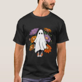 Halloween Costume Spooky Retro Cute Floral T-shirt (Voorkant)