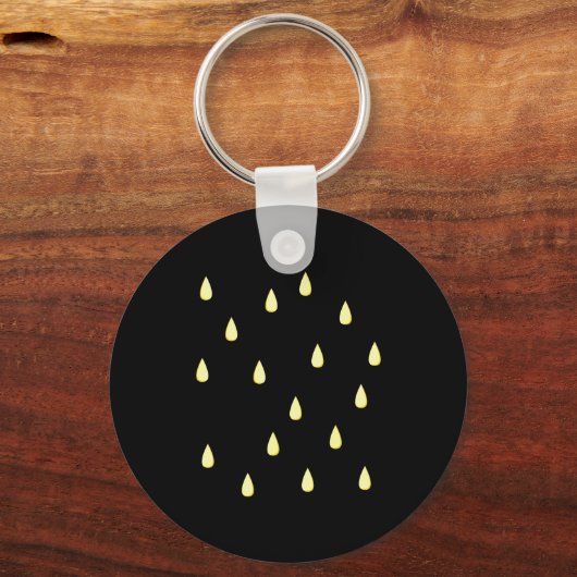 Halloween Costume Strawberry Seed Pattern Funny La Sleutelhanger (Voorkant)