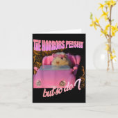 Halloween Costume - The Horrors Persist But So Do  Kaart (Gele Bloem)