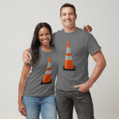 Halloween Costume Traffic Cone Funny Simple Safety T-shirt (Unisex)