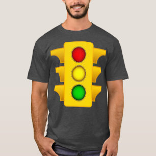 Halloween Costume Traffic Light funny one T-shirt