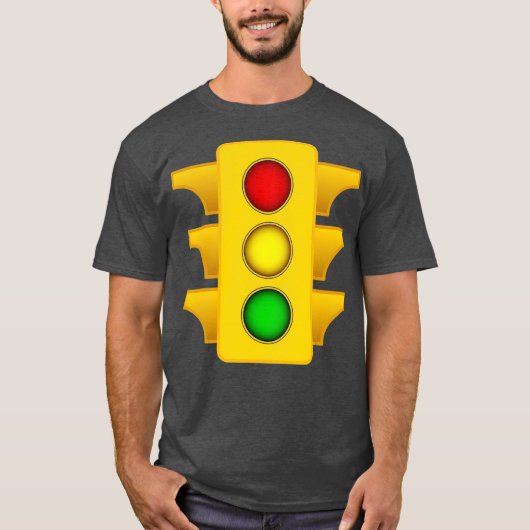 Halloween Costume Traffic Light funny one T-shirt (Voorkant)