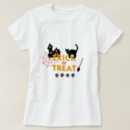 Halloween Costume TRICK OR TREAT Mode vrouwen T-shirt