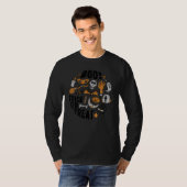 Halloween Costume Trick Or Treat Witchy Skull Cott T-shirt (Voorkant volledig)