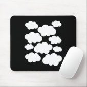 Halloween Costume White Clouds Muismat (Met muis)