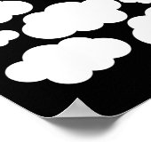 Halloween Costume White Clouds Poster (Hoek)