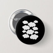 Halloween Costume White Clouds Ronde Button 5,7 Cm (Voorkant /achterkant)
