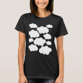 Halloween Costume White Clouds T-shirt (Voorkant)