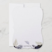 Halloween Costumes and Cocktails Masquerade Bash Kaart (Achterkant)