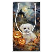 Halloween Coton de tulear with Pumpkins Scary Klein Cadeauzakje (Voorkant)