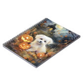 Halloween Coton de tulear with Pumpkins Scary Notitieboek (Linkerzijde)