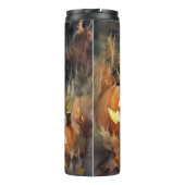 Halloween Coton de tulear with Pumpkins Scary Thermosbeker (Achterkant)