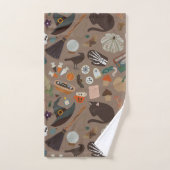 Halloween Cottagecore Handdoek (Handdoek)