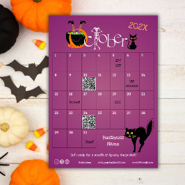 Halloween Countdown Advent Kalender Promotie Gift Kaart