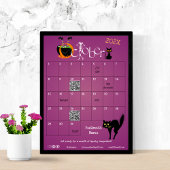 Halloween Countdown Advent Kalender Promotie Gift Kaart